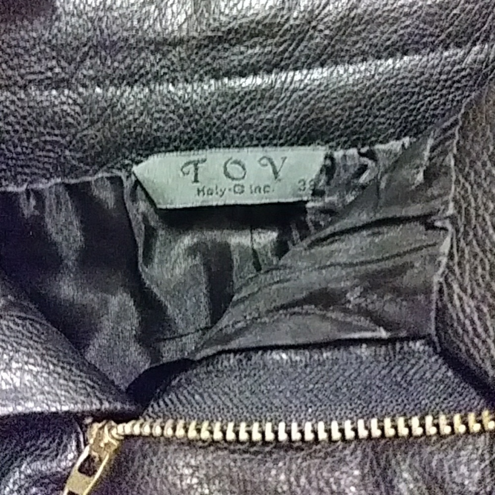 Leather Micro Mini Skirt